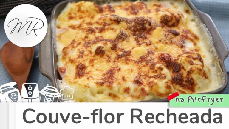 Couve-Flor Recheada e Gratinada na AirFryer: Receita Fácil, Cremosa e Irresistível