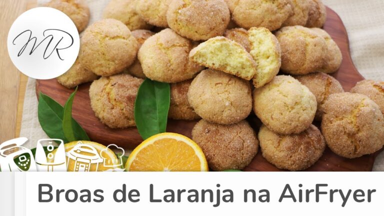 Broas de Laranja na AirFryer: Receita Fofinha, Aromática e Fácil de Fazer