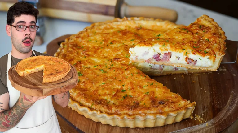 Como Fazer Quiche Lorraine Fácil e Saborosa com Massa Caseira