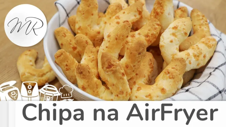 Como Fazer Chipa na AirFryer Crocante por Fora e Macia por Dentro