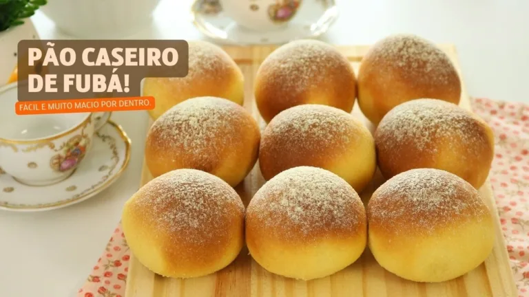 Pão de Fubá na Air Fryer em 15 Minutos: Fofinho, Fácil e Delicioso
