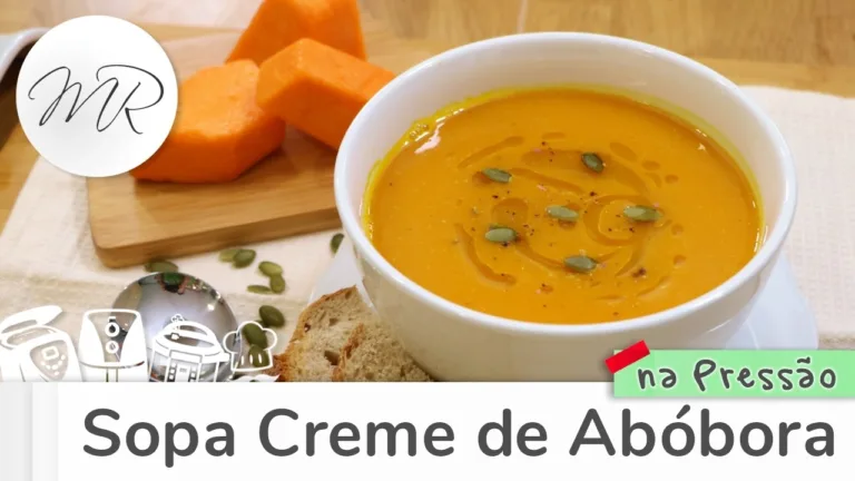 Como Fazer Sopa Creme de Abóbora na Panela de Pressão Elétrica, Cremosa e Rápida